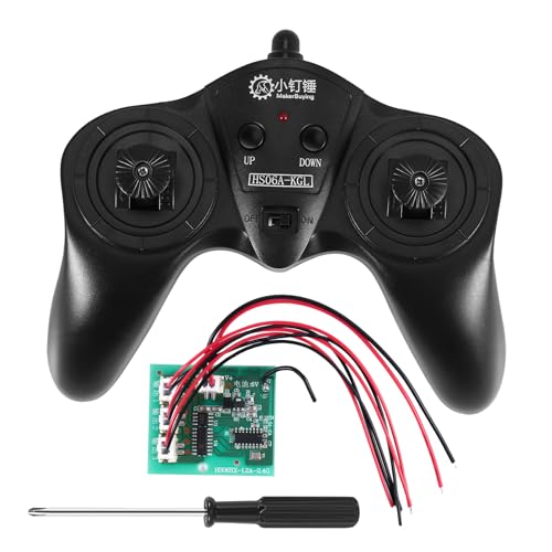 Asyduey 6CH 2.4G Fernbedienung Power Transmitter Receiver Funksystem für DIY RC Boat Cars 50M Controlling von Asyduey