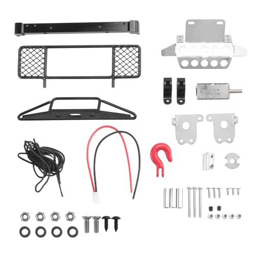 Asyduey DIY Metall Front HeckstoßStange Schutz Board Winde für MN D90 D91 D99 MN99S 1/12 RC Auto Upgrade Ersatzteile von Asyduey