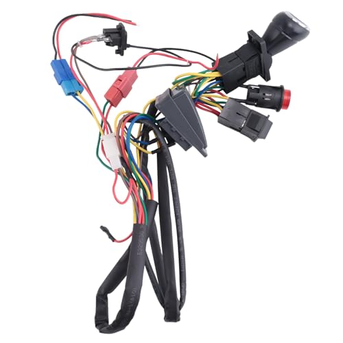 Asyduey Kinder-Elektroauto DIY Modifizierte Kabel und Schalter-Kit, Kinder-Elektroauto 4WD Aufsitzspielzeug Ersatzteile Zubehör Single Line von Asyduey