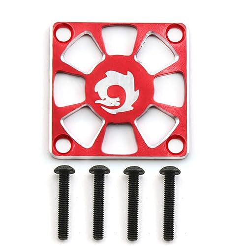 Asyduey Lüfterabdeckung Aus Aluminiumlegierung, ESC-Schutzabdeckung für Elektrisch Regulierende Lüfter, 30 X 30 Mm, für RC-Motor, Rot Asyduey Lüfterabdeckung Aus Aluminiumlegierung, ESC-Schutzabdeckung für Elektrisch Regulierende Lüfter, 30 X 30 Mm, für RC-Motor, Rot von Asyduey