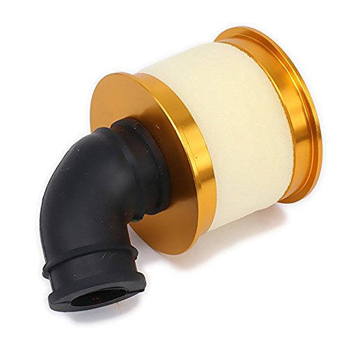 Asyduey Luftfilter Schwamm Open Alloy Aluminium 04104 für 1/10 RC Hobby Modell Nitro Car, Gold Asyduey Luftfilter Schwamm Open Alloy Aluminium 04104 für 1/10 RC Hobby Modell Nitro Car, Gold von Asyduey