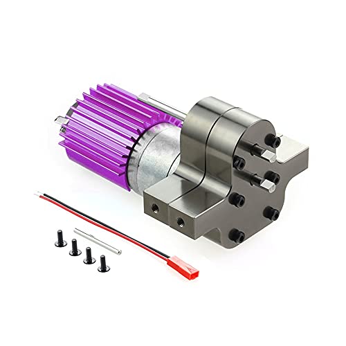 Asyduey Metall 370 Motor Getriebe Getriebe Box für C14 C24 B24 B36 MN D90 D99 MN99S RC Auto Upgrade Teile, von Asyduey