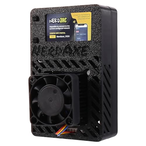 Asyduey NerdAxe NerdMiner Miner 500Gh/S BM1366 ASIC Chip Lotterie Mining Miner Solo Lotterie BTC Miner EU-Stecker von Asyduey