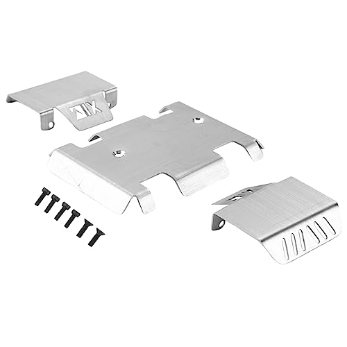 Asyduey Rostfreier Stahl Chassis Armor Achsschutz Unterfahrschutz für EX86190 EX 86190 LC76 1/10 RC Crawler Auto Aktualisierung Teile von Asyduey