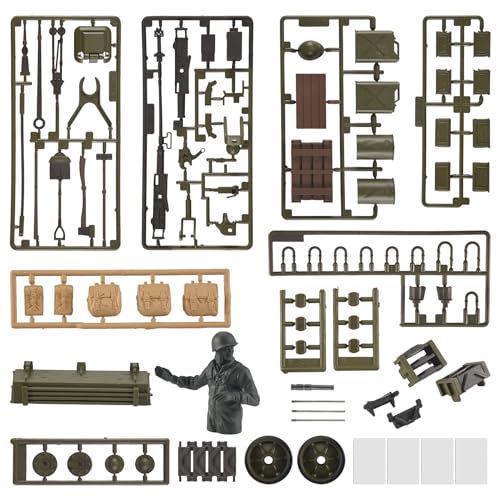 Asyduey für 1/16 3898-1 USA M4A3 RC Kunststoff Soldat ZubehöR Teile Tasche von Asyduey