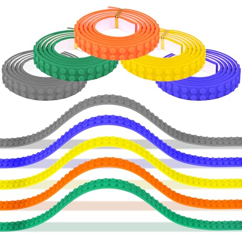 AsyinXson Classic Bauplatte,Doppelseitige Bauplatte Groß,Wiederverwendbare Klebeband Von Spielzeug,Spielzeug Kompatibel Fliesen Hochwertige Baustein Matte,Spielzeug Kompatibel Fliesen Für Kinder von AsyinXson