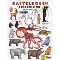 Karten Tiere basteln aus Papier Bastelbogen Ausschneidebogen Karten Tiere basteln aus Papier Bastelbogen Ausschneidebogen von Atelier Color