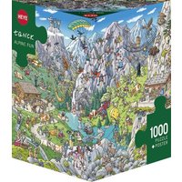 Heye - Dreieckspuzzle 1000 Teile - Tanck Alpine Fun von Athesia