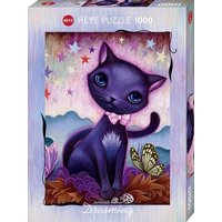 Heye - Standardpuzzle 1000 Teile - Dreaming Black Kitty von Athesia