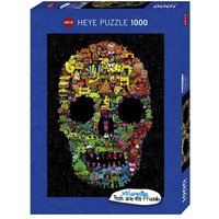 Heye - Standardpuzzle - Doodle Skull 1000 Teile von Athesia