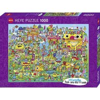 Heye - Doodle Village, 1000 Teile von Athesia