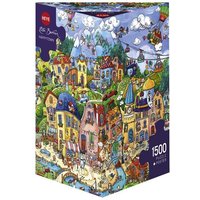 Heye - Triangularpuzzle - Happytown, 1500 Teile von Athesia