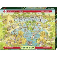 Heye - Standardpuzzle 1000 Teile - Degano Zoo Nile Habitat von Athesia