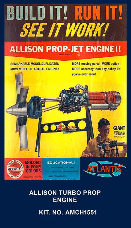 Allison Turbo Prop Motor von Atlantis