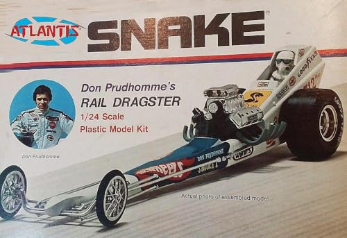 Atlantis - 1/24 Don Prudhomme Snake Front Engine Dragster - Plastik-Modellbau - Maßstab: 1:24 von Atlantis