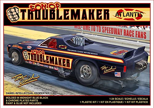 Atlantis - 1/24 Son of Troublemaker Chevy EL Camino Funny Car - Plastikmodellbausatz von Atlantis