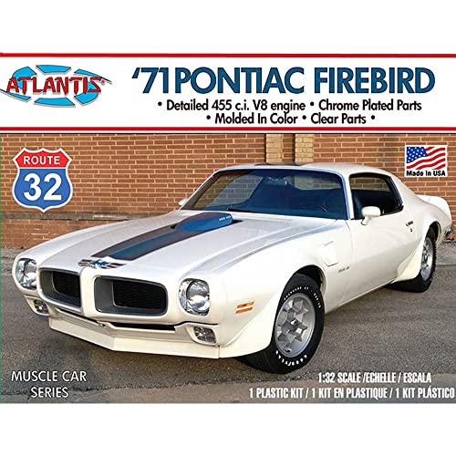 Atlantis - 1/32 1971er Pontiac Firebird Route 32 - Plastikmodellbausatz von Atlantis