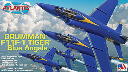 Atlantis - 1/54 US Navy Blue Angels F11F-1 Grumman Tiger - Plastikmodellbausatz von Atlantis