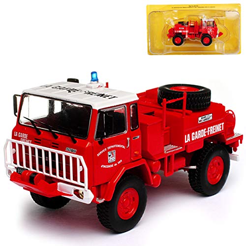 Atlas Iveco Unic CCFF Feuerwehr Rot 1/43 Modell Auto mit individiuellem Wunschkennzeichen von Atlas