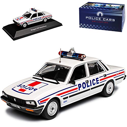 Atlas Peugeot 505 Danielson Police Polizei 1979-1992 1/43 Modell Auto von atlas editions