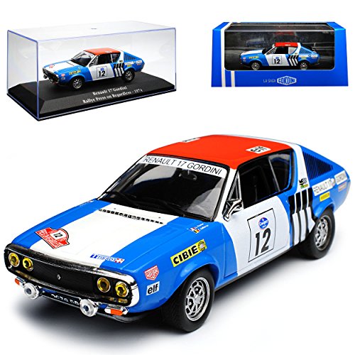 Atlas Renault 17 Gordini Coupe 3 Türer Blau Rally 1974 1971-1979 1/43 Modell Auto mit individiuellem Wunschkennzeichen von atlas editions