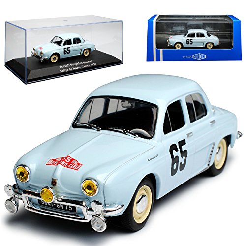 Atlas Renault Dauphine Gordini Rally Monte Carlo 1958 Limousine Blau 1956-1968 1/43 Modell Auto mit individiuellem Wunschkennzeichen von atlas editions