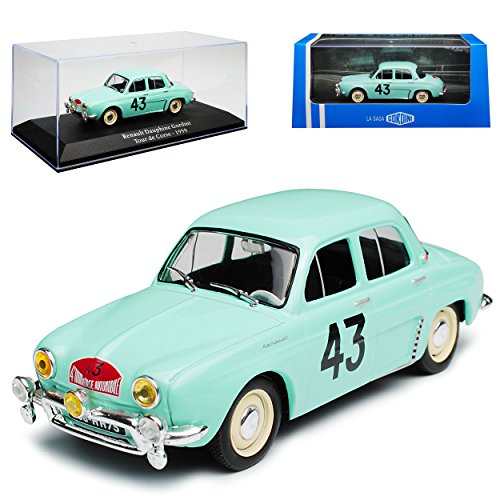 Atlas Renault Dauphine Gordini Rally Tour de Corse 1959 Limousine Blau 1956-1968 1/43 Modell Auto mit individiuellem Wunschkennzeichen von Atlas