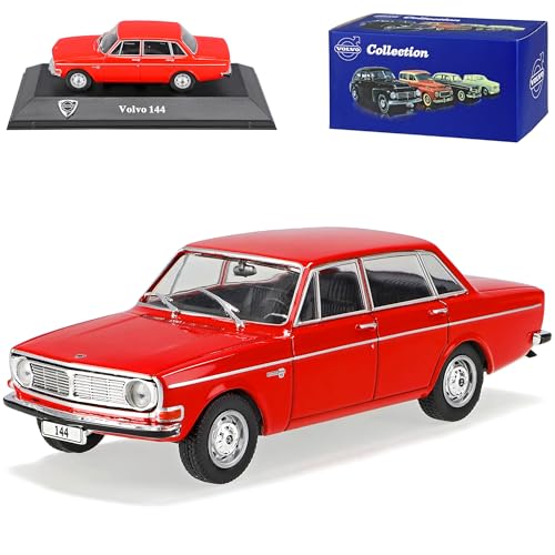 Atlas Volvo 144 Limousine Rot 1966-1974 1/43 Modell Auto von Atlas