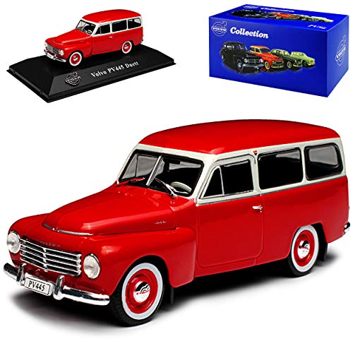 Atlas Volvo PV445 Duett Kombi Rot 1/43 Modell Auto von Atlas