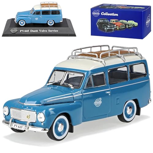 Atlas Volvo PV445 Duett Volvo Service Blau 1/43 Modell Auto von Atlas