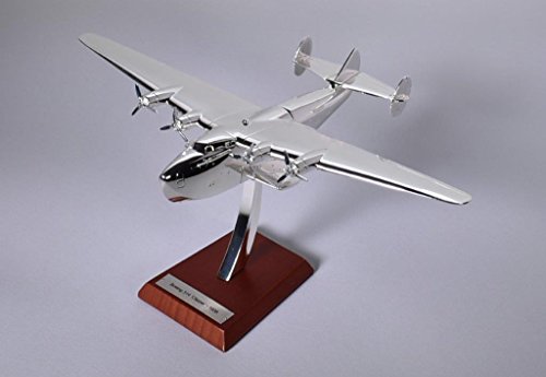 Atlas Boeing 314 Clipper Silbernes FlugzDHg Fertigmodell Maßstab 1:200 Kind Modellflugzeug Aluminium Kinder, Militär-Interessierte Kinder unisex von Atlas