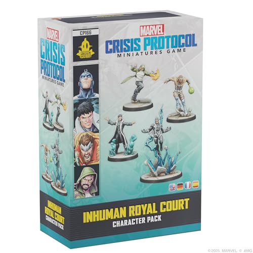 ATOMIC MASS GAMES, Marvel: Crisis Protocol – Inhuman Royal Court, Charakter-Erweiterung, Tabletop, 2 Spieler, ab 14 Jahren, 90-120 Minuten, Deutsch, Mehrsprachig von Atomic Mass Games