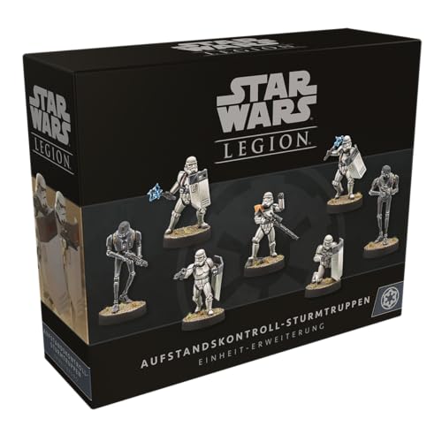 ATOMIC MASS GAMES, Star Wars: Legion – Aufstandskontroll-Sturmtruppen, Erweiterung, Tabletop, 2 Spieler, Ab 14+ Jahren, 120-180 Minuten, Deutsch von Atomic Mass Games