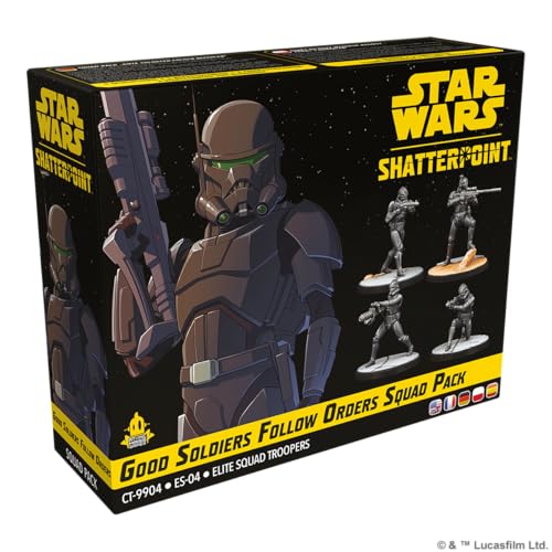 ATOMIC MASS GAMES, Star Wars: Shatterpoint – Good Soldiers Follow Orders (Gute Soldaten Folgen Befehlen), Squad-Erweiterung, Tabletop, 2 Spieler, ab 14+ Jahren, 90-120 Minuten, Deutsch, Mehrsprachig von Atomic Mass Games