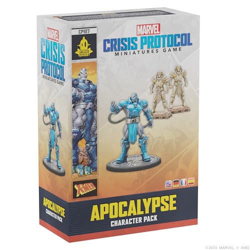 ATOMIC MASS GAMES, Marvel: Crisis Protocol – Apocalypse, Charakter-Erweiterung, Tabletop, 2 Spieler, ab 14+ Jahren, 90-120 Minuten, Deutsch, Mehrsprachig von Atomic Mass Games