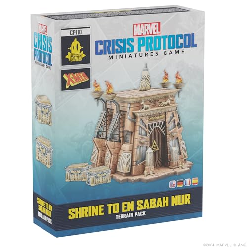 ATOMIC MASS GAMES, Marvel: Crisis Protocol – Shrine to En Sabah Nur (Schrein von En Sabah Nur), Geländeset-Erweiterung, Tabletop, 2 Spieler, ab 14+ Jahren, 90-120 Minuten, Deutsch, Mehrsprachig von Atomic Mass Games