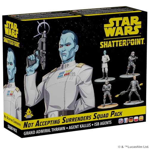 ATOMIC MASS GAMES, Star Wars: Shatterpoint – Not Accepting Surrenders (Kapitulation wird nicht angenommen), Squad-Erweiterung, Tabletop, 2 Spieler, ab 14+ Jahren, 90-120 Minuten, Deutsch, Mehrsprachig von Atomic Mass Games