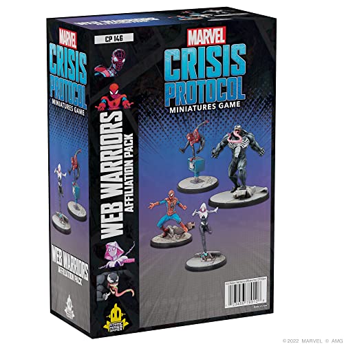 ATOMIC Marvel Crisis Protocol: Web Warriors Affiliation Pack - EN von Atomic Mass Games