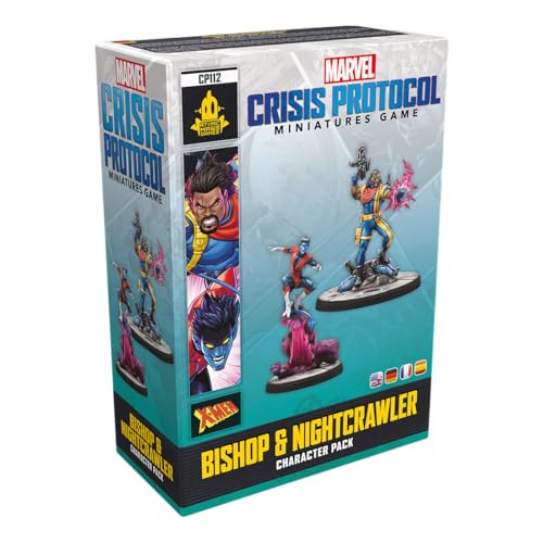 Atomic Mass Games, Marvel: Crisis Protocol – Bishop & Nightcrawler, Charakter-Erweiterung, Tabletop, 2 Spieler, Ab 14+ Jahren, 90-120 Minuten, Deutsch, Mehrsprachig von Atomic Mass Games