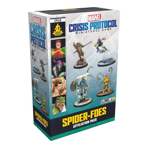 Atomic Mass Games, Marvel: Crisis Protocol – Spider-Foes, Affiliation-Erweiterung, Tabletop, 2 Spieler, Ab 14+ Jahren, 90-120 Minuten, Deutsch, Mehrsprachig von Atomic Mass Games