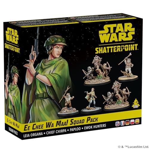 Atomic Mass Games, Star Wars: Shatterpoint – Ee Chee Wa Maa!, Squad-Erweiterung, Tabletop, 2 Spieler, Ab 14+ Jahren, 90-120 Minuten, Deutsch, Mehrsprachig von Atomic Mass Games