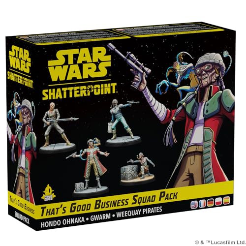 Atomic Mass Games, Star Wars: Shatterpoint – Ein gutes Geschäft, Squad-Erweiterung, Tabletop, 2 Spieler, Ab 14+ Jahren, 90-120 Minuten, Deutsch, Mehrsprachig von Atomic Mass Games