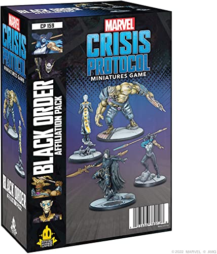 Marvel: Crisis Protocol Black Order Affiliation Pack - Entfesseln Sie die Macht der Minions von Thanos! - Tabletop-Superhelden-Spiel ab 14 Jahren, 2 Spieler, 90 Minuten Spielzeit, hergestellt von von Atomic Mass Games