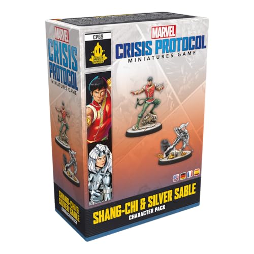 Atomic Mass Games, Marvel: Crisis Protocol – Shang-Chi & Silver Sable, Charakter-Erweiterung, Tabletop, 2 Spieler, ab 14+ Jahren, 90-120 Minuten, Deutsch, Mehrsprachig von Atomic Mass Games