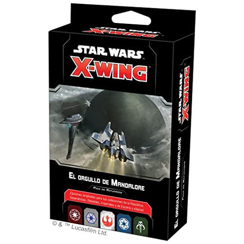 Atomic Mass Games Fantasy Flight Games Star Wars X-Wing - Der Stolz von Mandalore - Miniaturspiel in mehrsprachiger Sprache (einschließlich Spanisch) von Atomic Mass Games