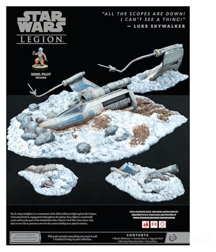 Star Wars Legion Crashed X-Wing Terrain Expansion | Two Player Battle Game | Miniatures Game | Strategy Game for Adults and Teens | Ages 14+ | Average Playtime 3 Hours | Made by Atomic Mass Games von Atomic Mass Games