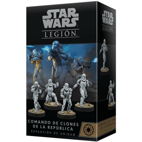 Atomic Mass Games Star Wars Legion: Kommando der Klone der Republik | Erweiterung | Miniaturspiel | ab 14 Jahren | für 2 Spieler | 1-2 Stunden pro Spiel | Spanisch von Atomic Mass Games