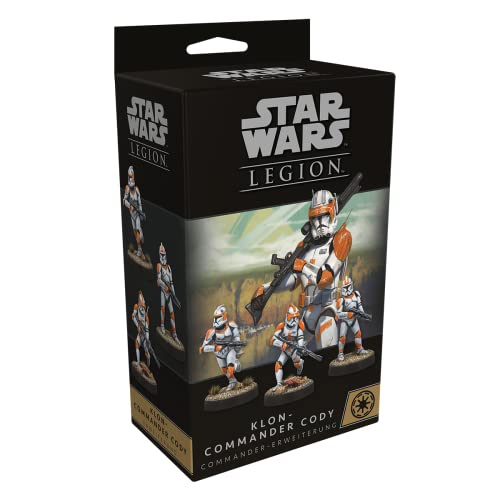 Atomic Mass Games, Star Wars: Legion – Klon-Commander Cody, Commander-Erweiterung, Tabletop, 2 Spieler, Ab 14+ Jahren, 120-180 Minuten, Deutsch von Atomic Mass Games