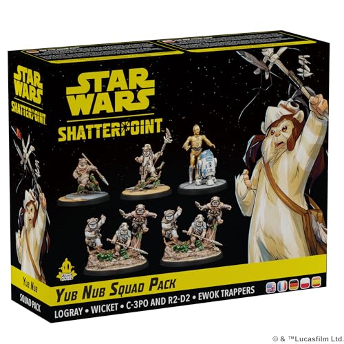 Atomic Mass Games, Star Wars: Shatterpoint – Yub Nub, Squad-Erweiterung, Tabletop, 2 Spieler, Ab 14+ Jahren, 90-120 Minuten, Deutsch, Mehrsprachig von Atomic Mass Games