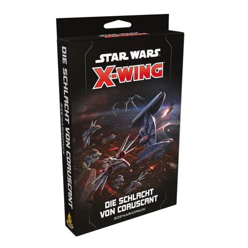 Atomic Mass Games, Star Wars: X-Wing 2. Edition – Die Schlacht von Coruscant, Szenario-Erweiterung, Tabletop, 2 Spieler, Ab 14+ Jahren, 30-45 Minuten, Deutsch von Atomic Mass Games